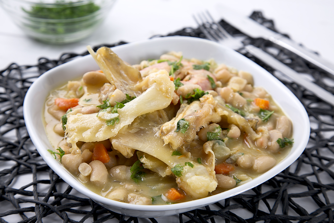 BomPORTO Cod Faces Bean Stew